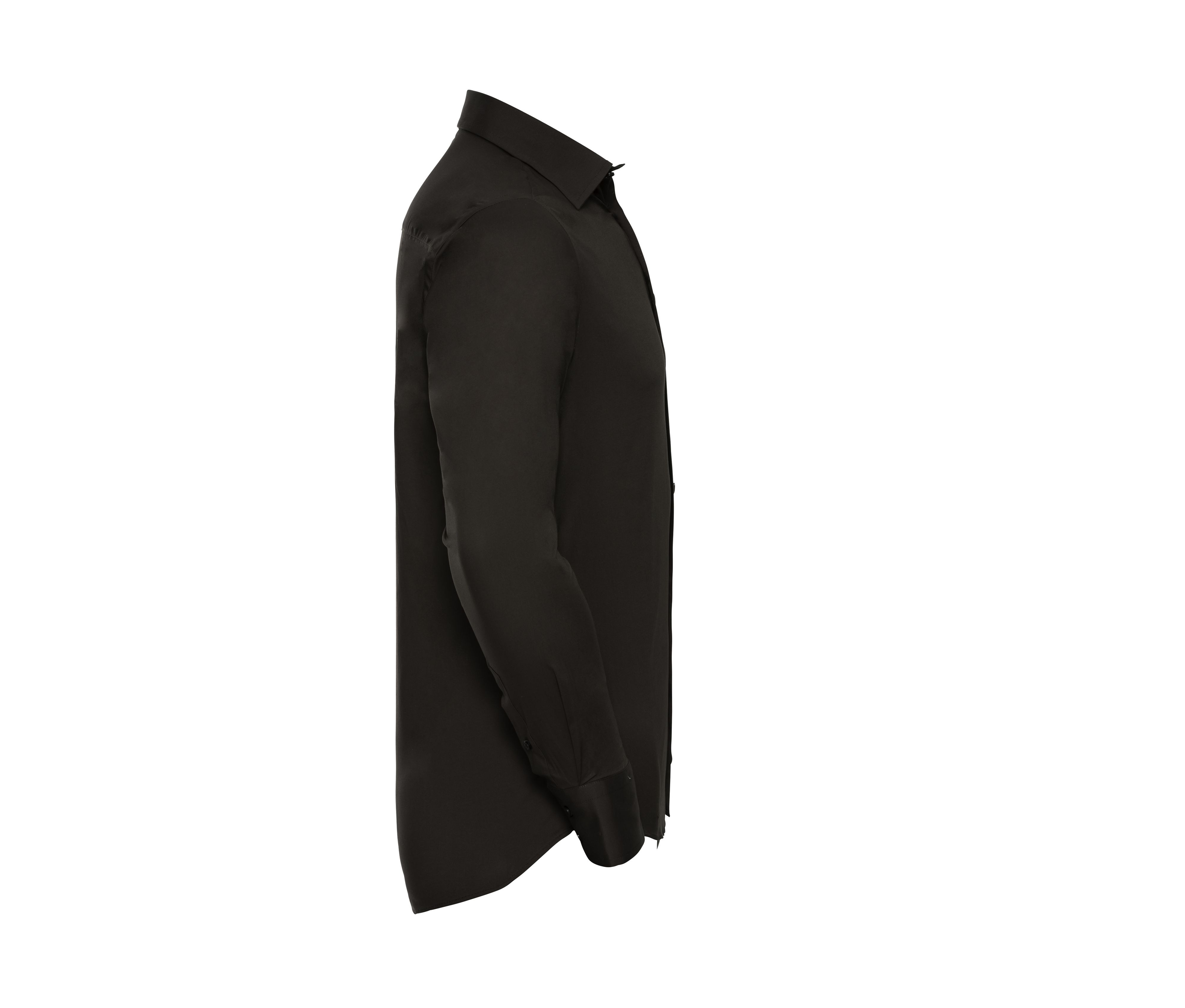 MEN'S LONG SLEEVE FITTED STRETCH SHIRT