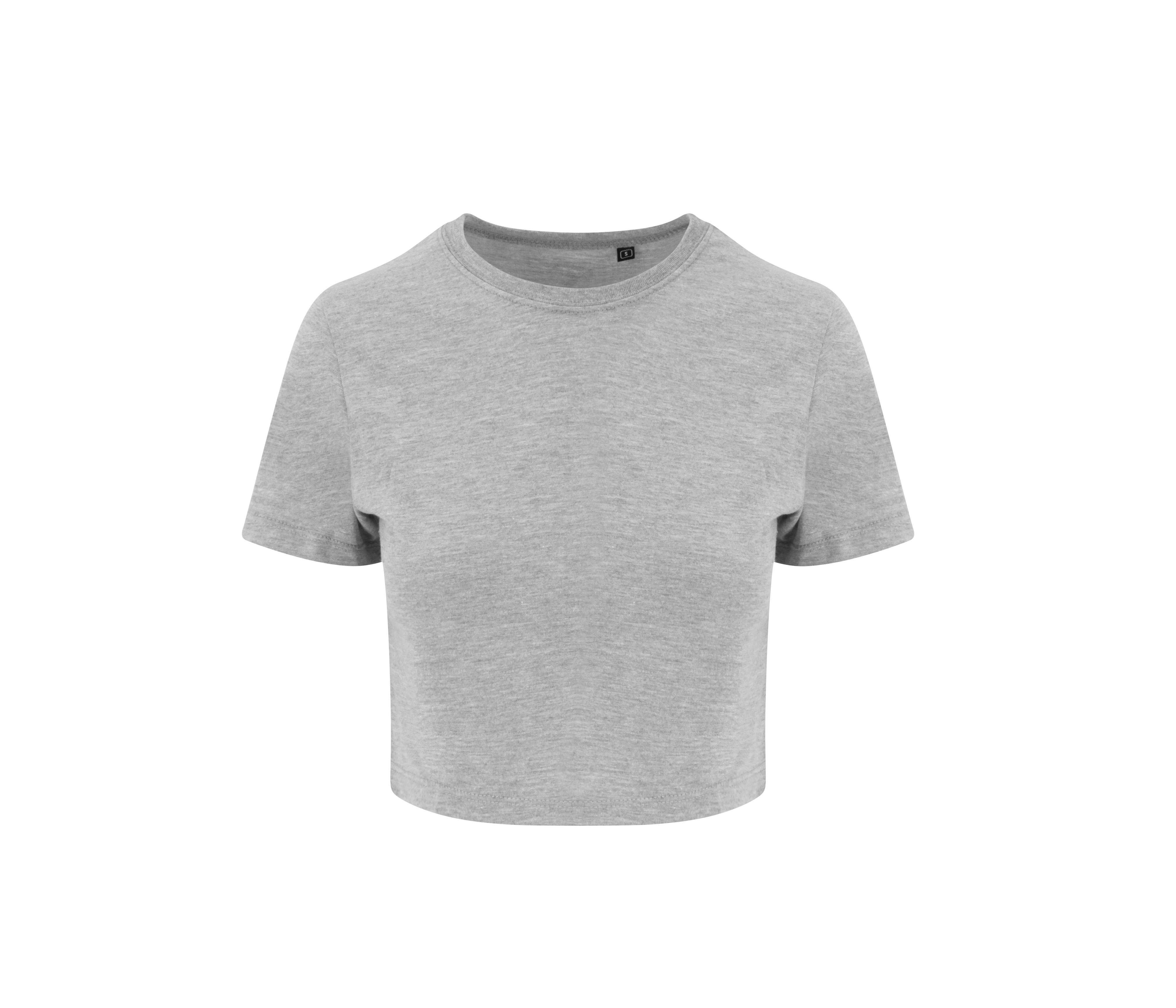WOMEN' S TRI-BLEND CROPPED T