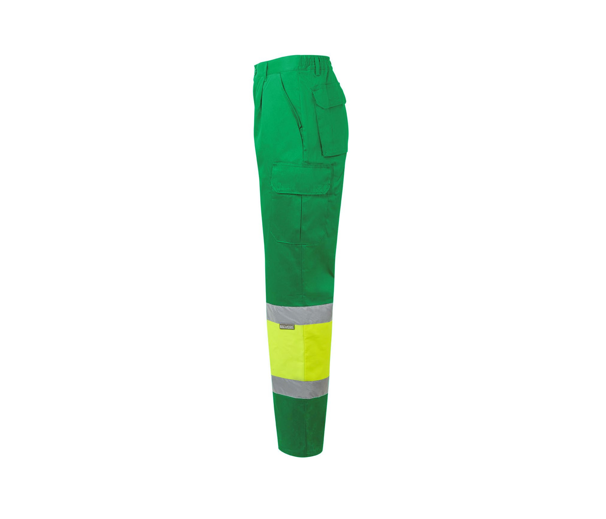 PANTALON BICOLORE MULTIPOCHES