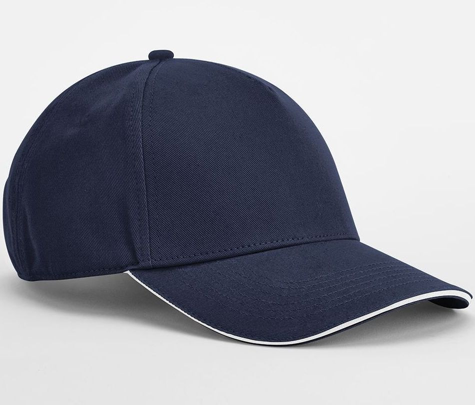 EARTHAWARE® CLASSIC ORGANIC COTTON 5 PANEL CAP - SANDWICH PEAK