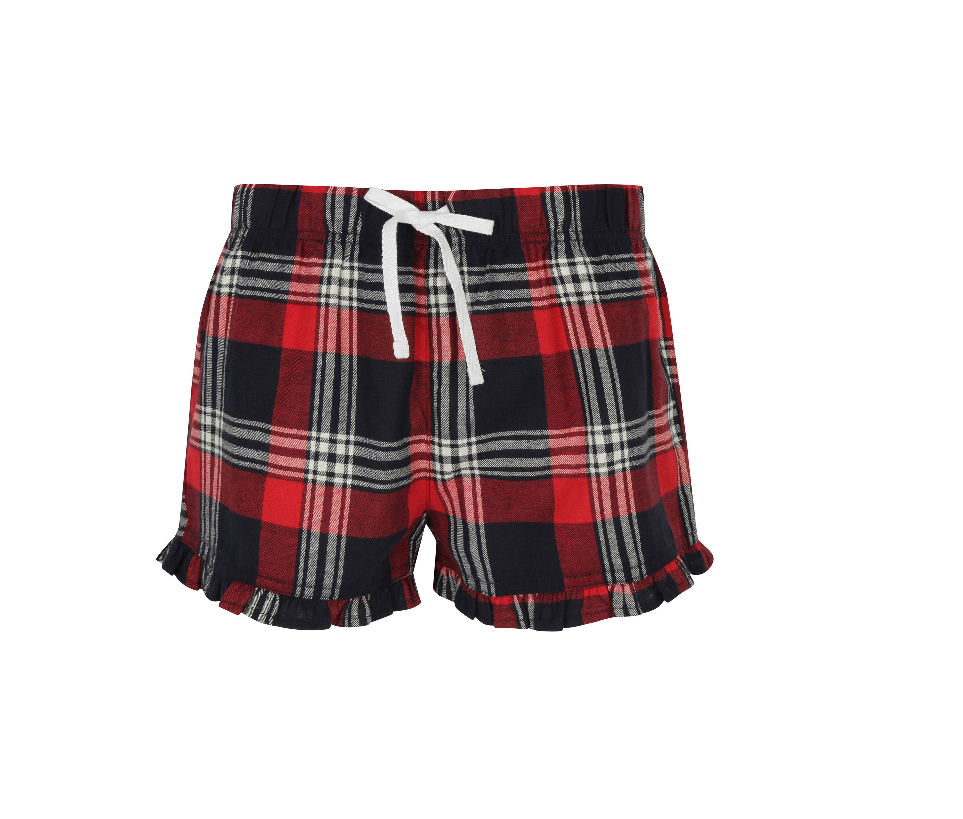 WOMEN'S TARTAN SHORTS