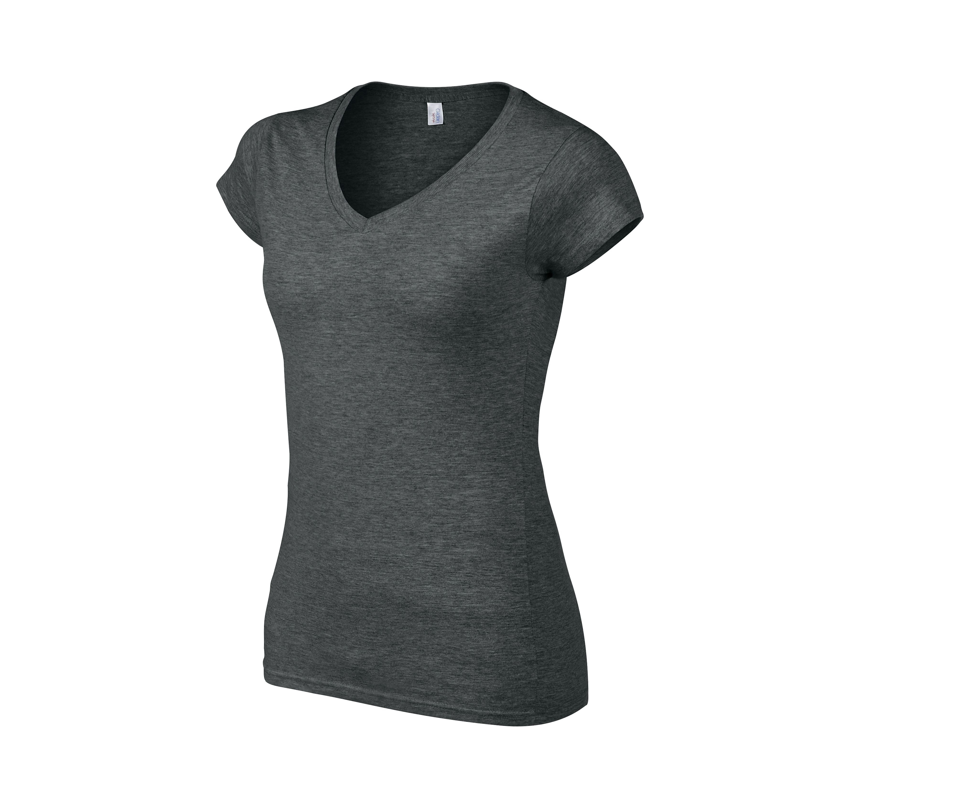 SOFTSTYLE LADIES' V-NECK T-SHIRT