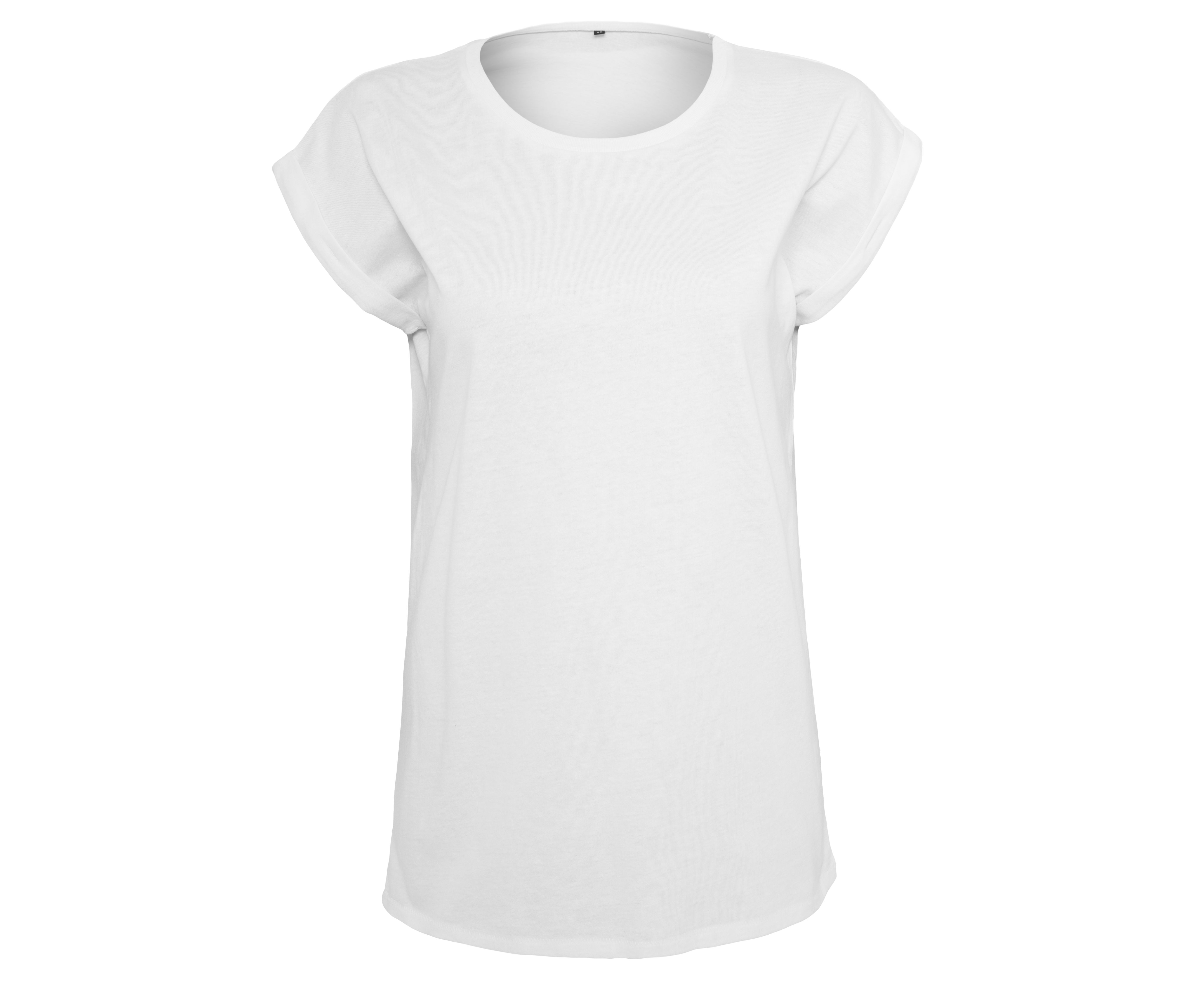 LADIES ORGANIC EXTENDED SHOULDER TEE