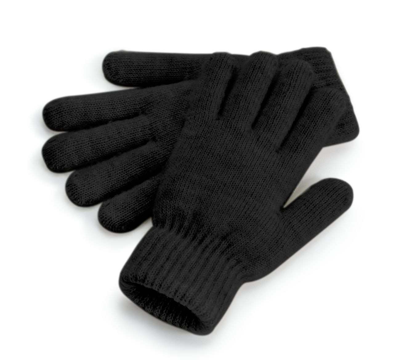 COSY RIBBED CUFF GLOVES