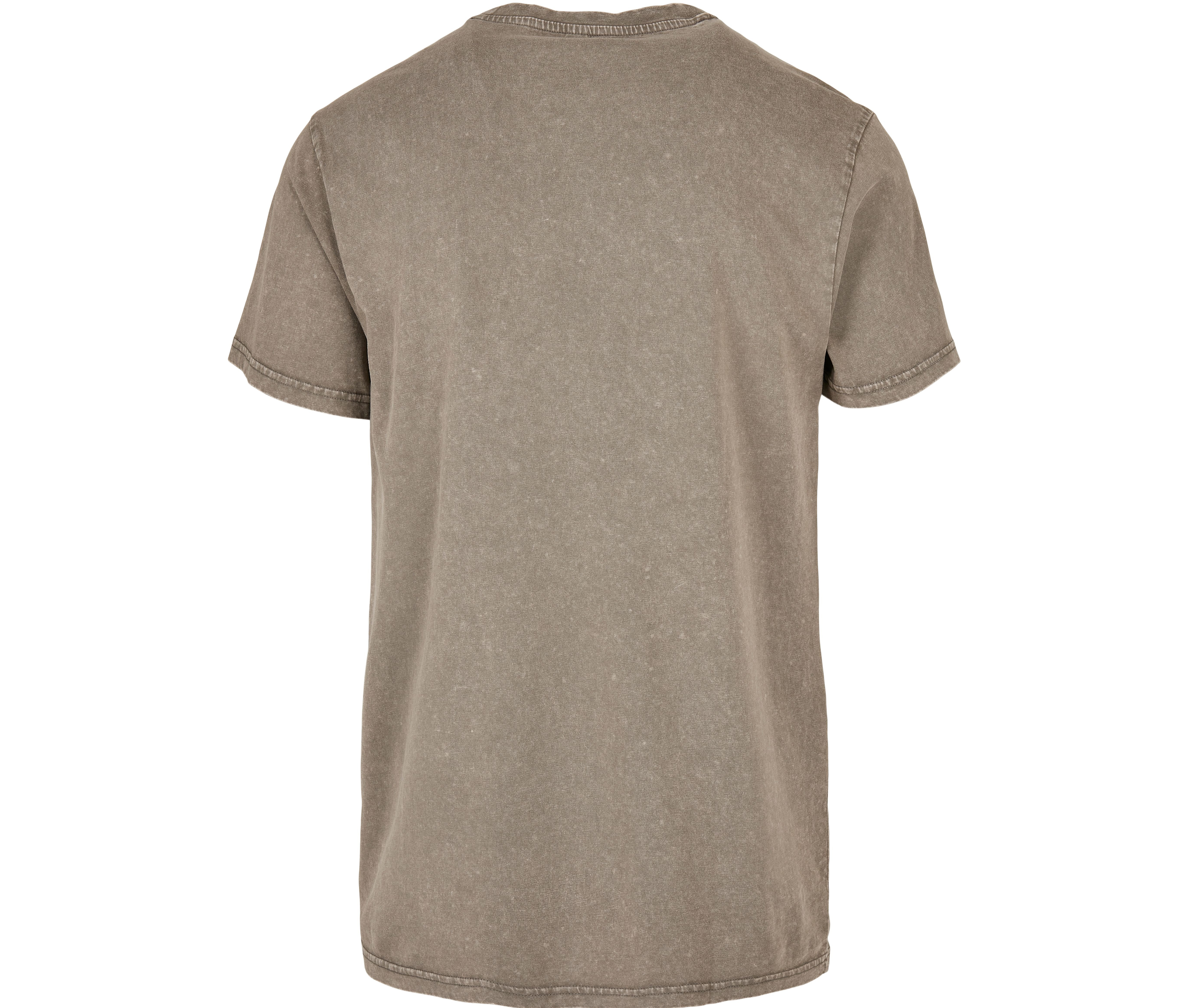 ACID WASHED ROUND NECK TEE