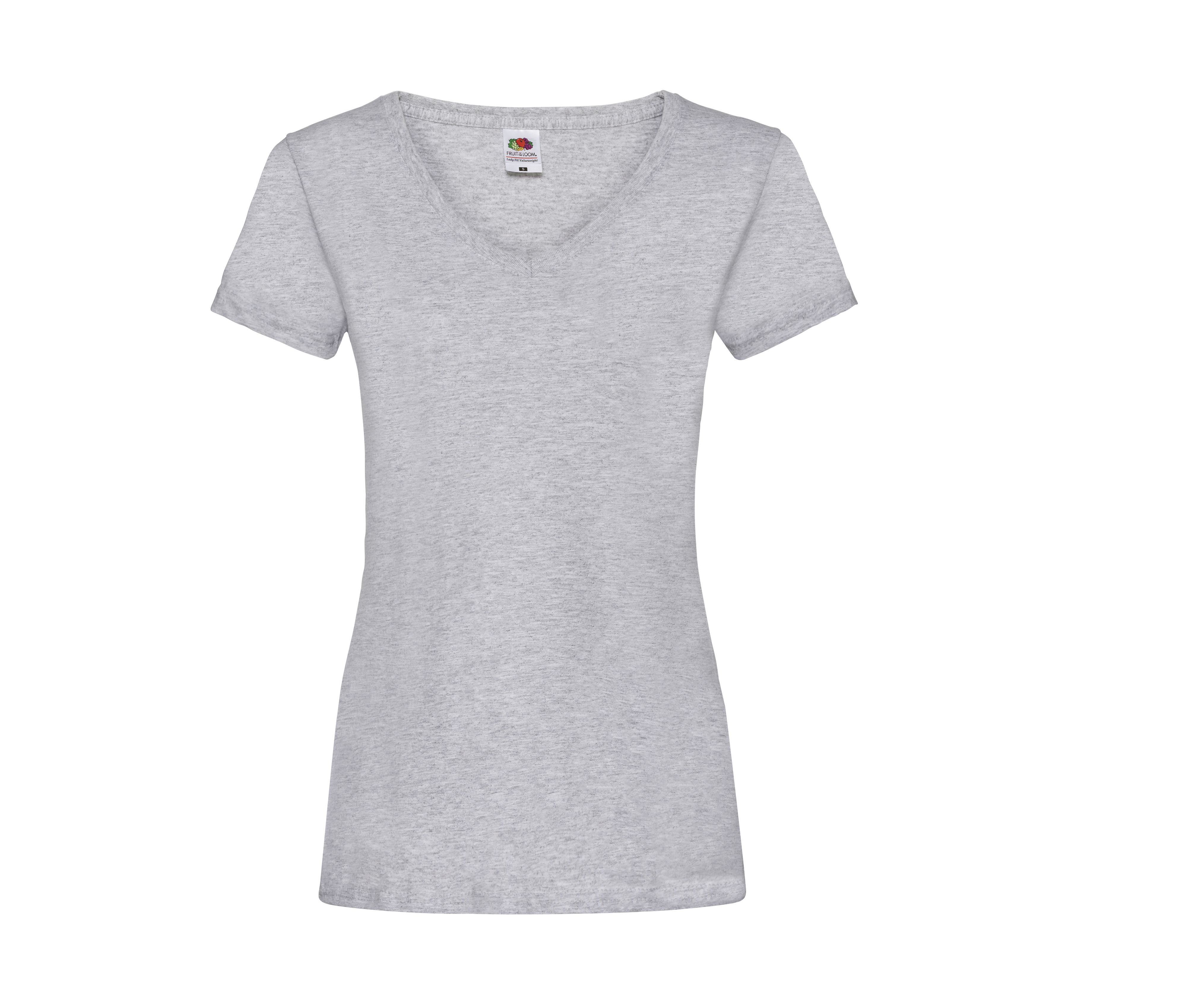 LADIES VALUEWEIGHT V-NECK T