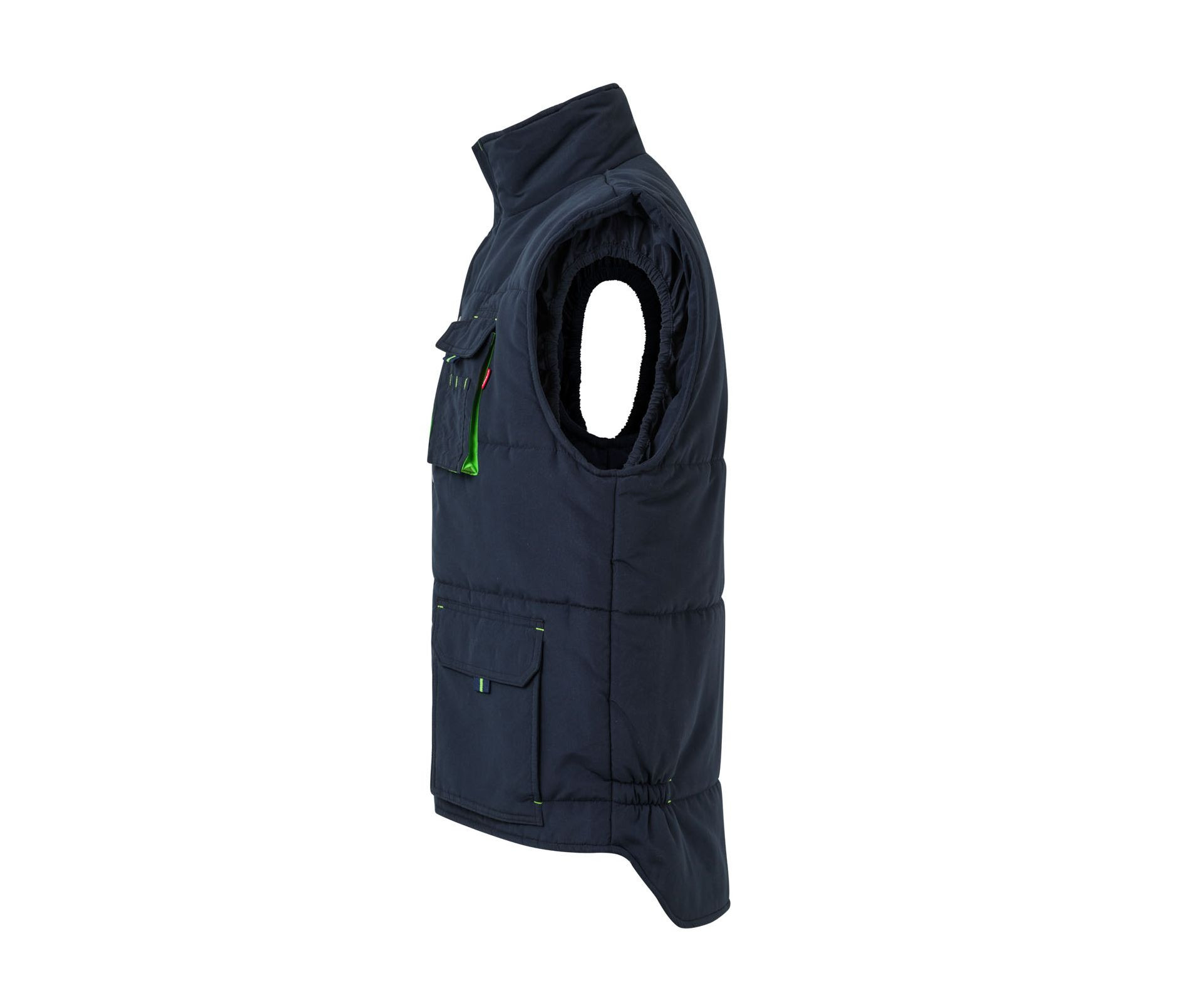 GILET MATELASSÉ BICOLORE MULTIPOCHES