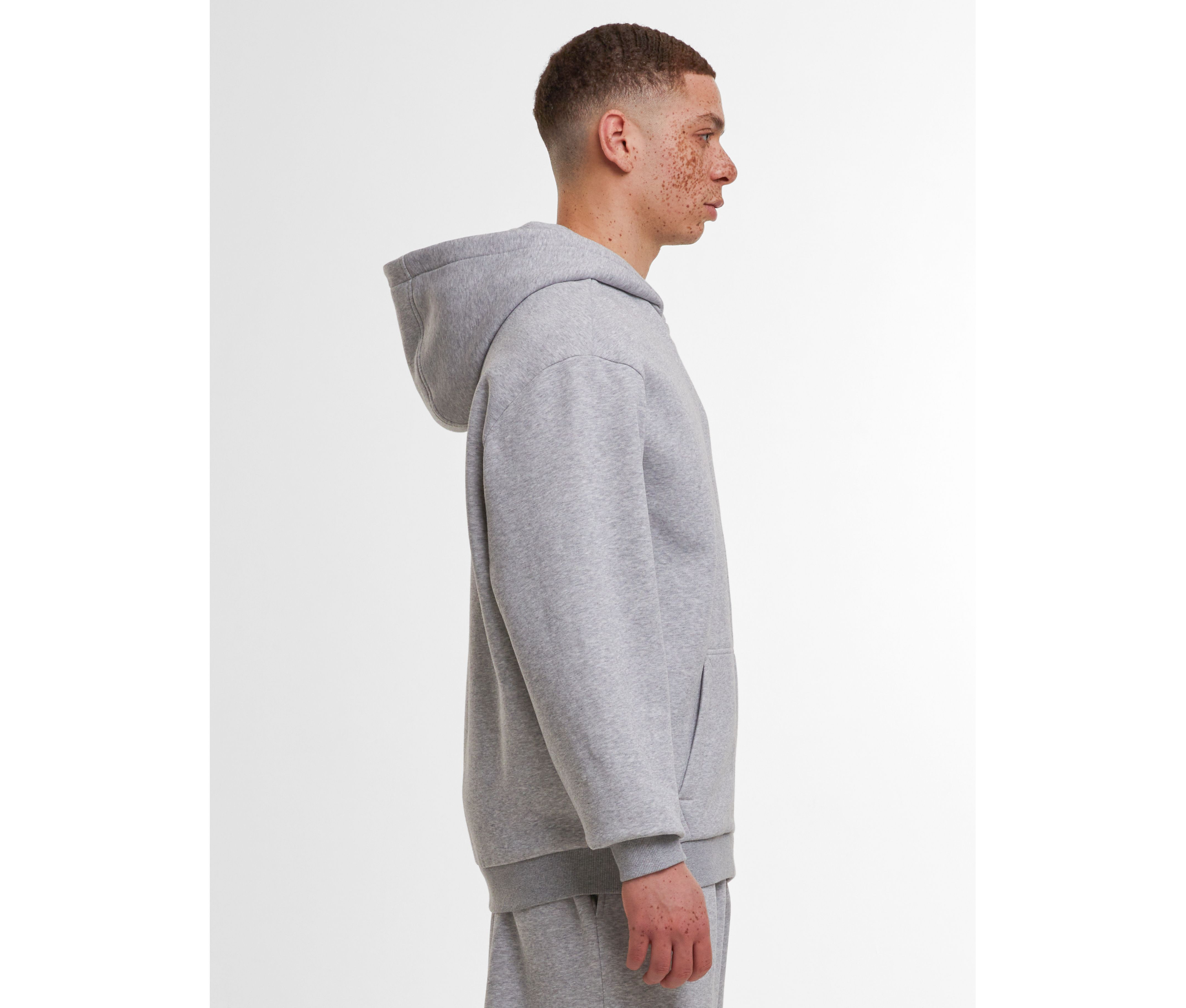 LOOSE FIT ZIP HOODY