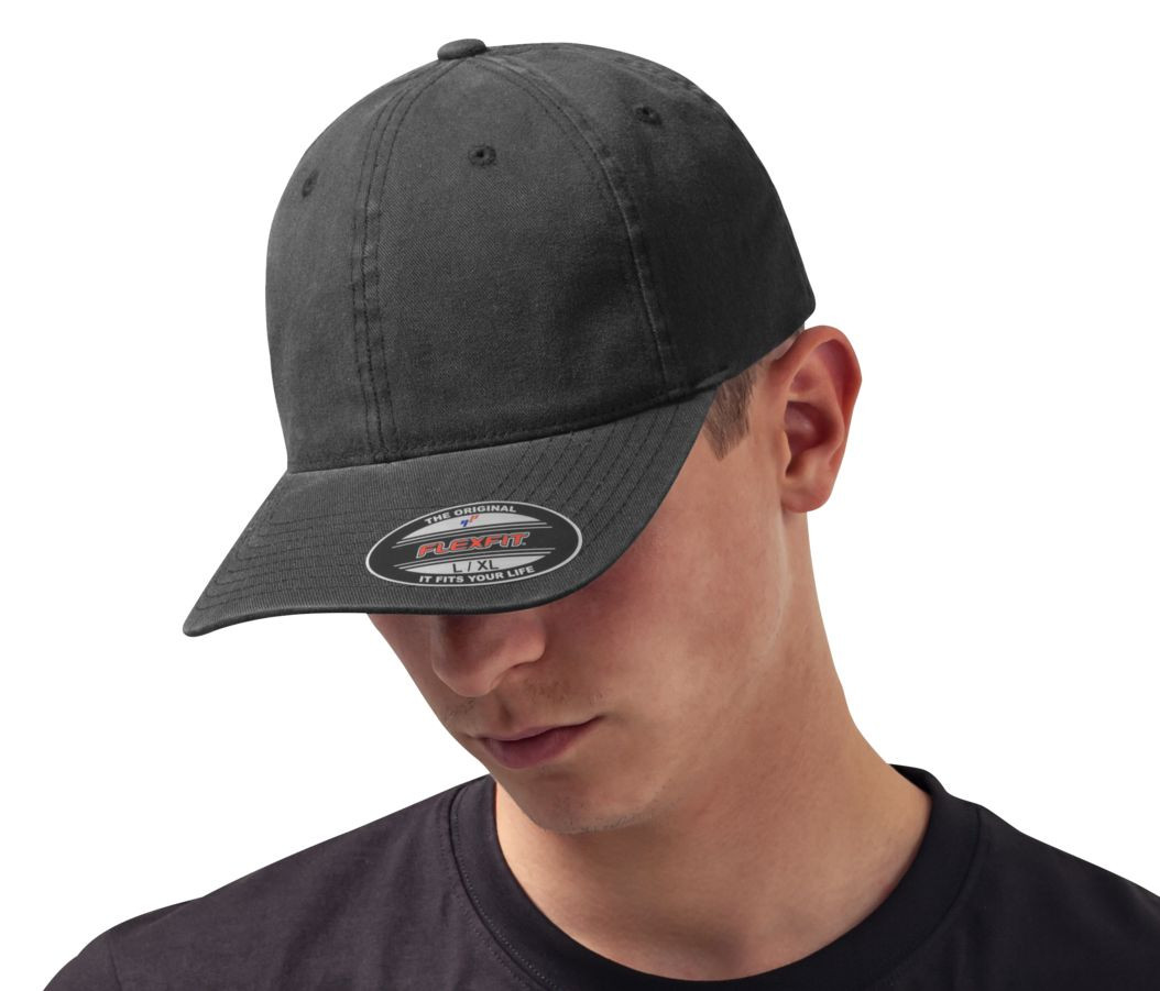 FLEXFIT GARMENT WASHED COTTON DAD HAT