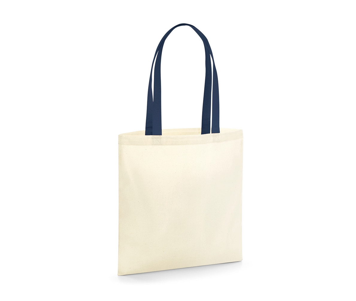 EARTHAWARE® ORGANIC BAG FOR LIFE - CONTRAST HANDLES