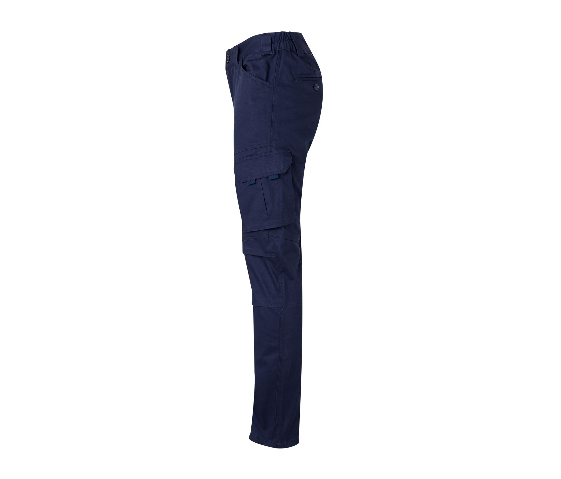 PANTALON MULTIPOCHES EN COTON STRETCH