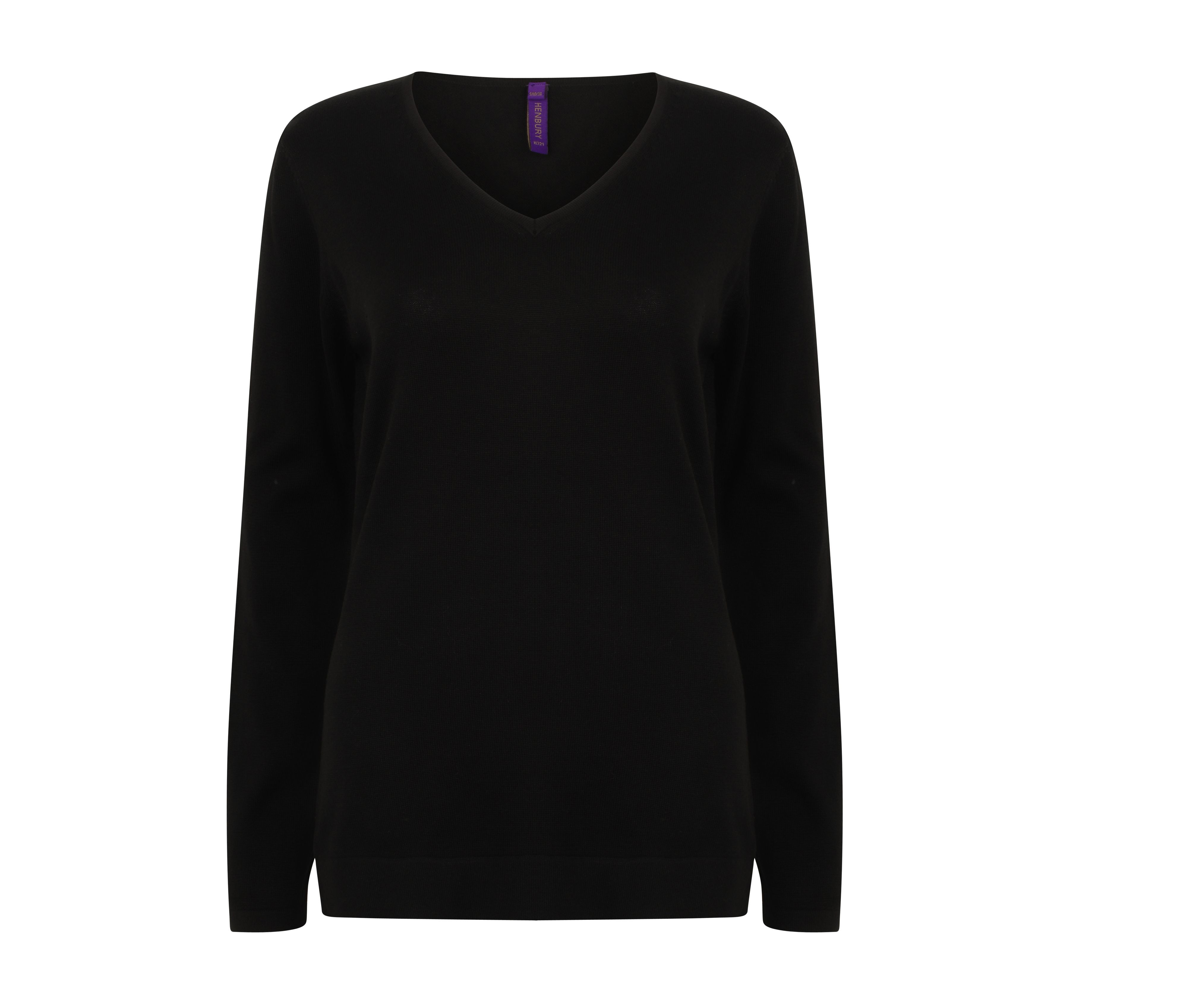 LADIES' V-NECK JUMPER