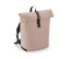MATTE PU ROLL-TOP BACKPACK