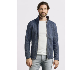 MEN'S KNIT FLEECE JACKET C+