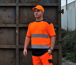 HI-VIS TWO-TONE T-SHIRT