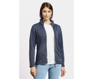 WOMEN'S KNIT FLEECE JACKET C+