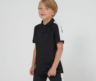 KID'S CONTRAST PANEL POLO
