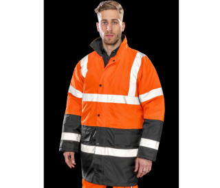 MOTORWAY 2-TONE SAFETY COAT